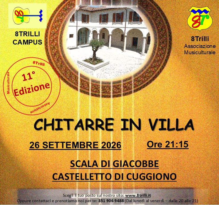 Chitarre in Villa 11° Edizione